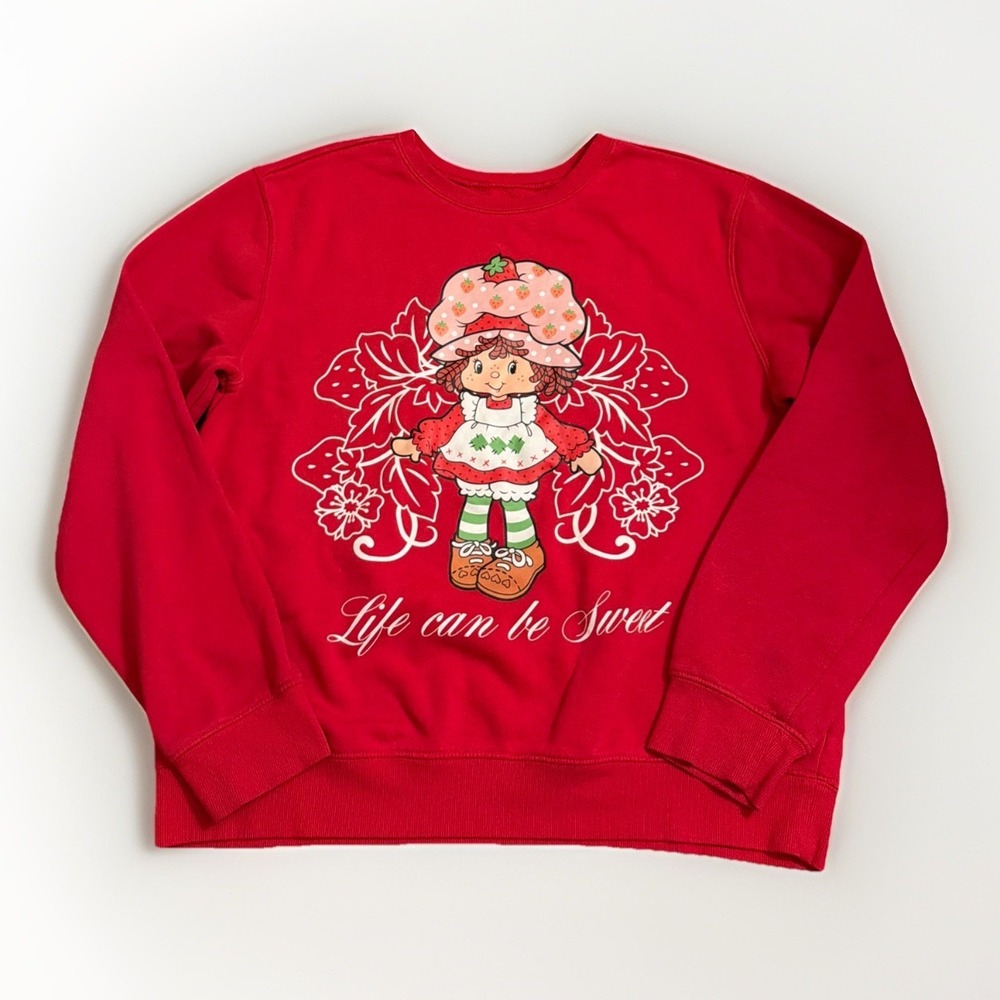 Strawberry Shortcake Hybrid Apparel Graphic Women's Pullover Sweatshirt XXL